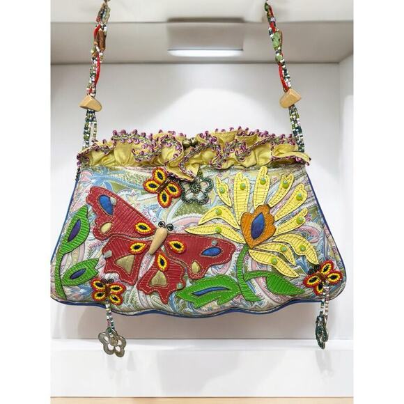 Vintage Mary Frances #954-44 "Damsel" Shoulder Bag - Picture 7 of 13